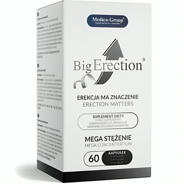 Big Erection: Potenziatore Erezione Uomo 60 Capsule Naturali